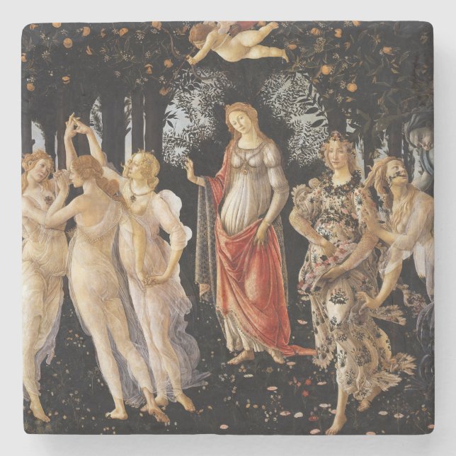 Dessous-de-verre En Pierre Sandro Botticelli - La Primavera (Devant)