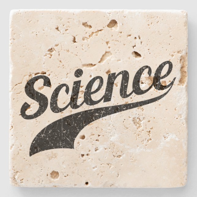 Dessous-de-verre En Pierre Science - Véritable croyant (Devant)