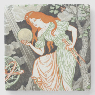 Dessous-de-verre En Pierre Scientifique féminine (Women in Science & Tech) (S