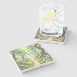 Dessous-de-verre En Pierre Sentier forestier & Citation