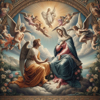 Dessous-de-verre En Pierre Sérénité en monochrome : Une tapisserie de pleine 