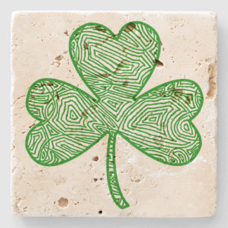 Dessous-de-verre En Pierre Shamrock (lumière)