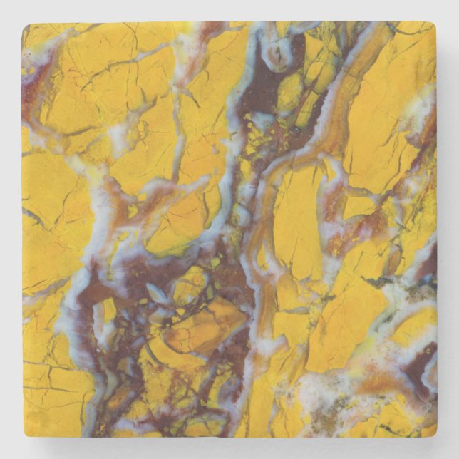Dessous-de-verre En Pierre Shattuckite jaune (Devant)