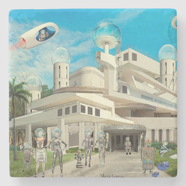 Dessous-de-verre En Pierre She's Cosmic (Devant)