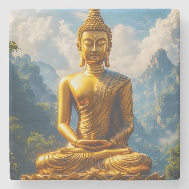 Dessous-de-verre En Pierre Siam's Golden Soul (Devant)