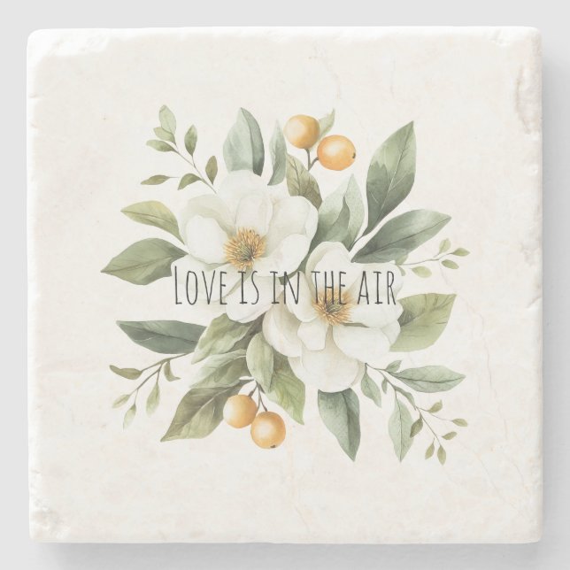 Dessous-de-verre En Pierre Sicily Italian Rustic Blue Stripes Bridal Shower (Devant)