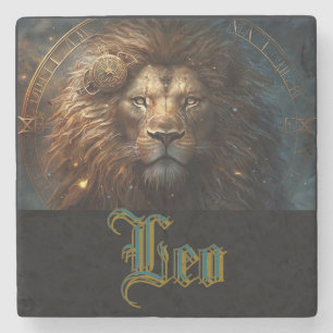 Dessous-de-verre En Pierre Signe du zodiaque Lion