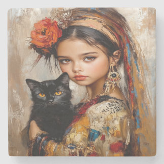 Dessous-de-verre En Pierre Silent Gazes