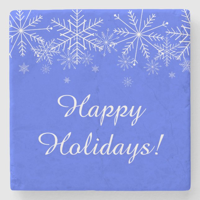 Dessous-de-verre En Pierre Snowflake Stone Coaster (Devant)