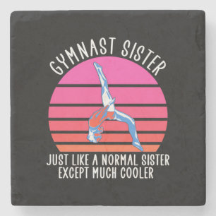 Dessous-de-verre En Pierre Soeur Gymnaste