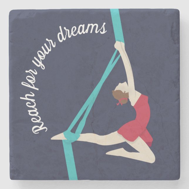 Dessous-de-verre En Pierre Soies aériennes (Devant)