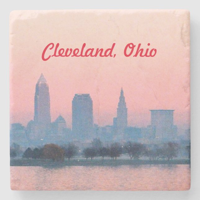 Dessous-de-verre En Pierre Soirée Cleveland (Devant)