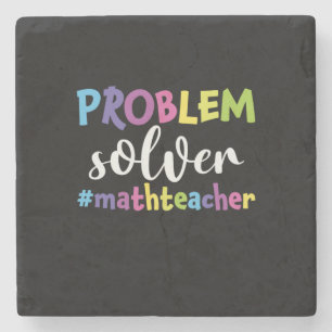 Dessous-de-verre En Pierre Solveur du problème de l'enseignant en mathématiqu