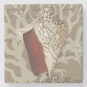 Dessous-de-verre En Pierre Sonnet maritime IV