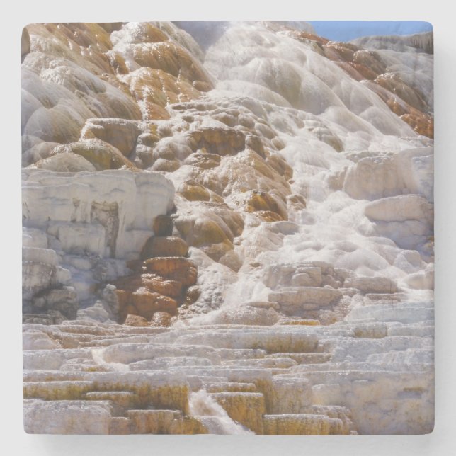 Dessous-de-verre En Pierre Sources thermales Mammoth (Devant)
