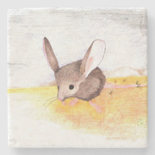 Dessous-de-verre En Pierre Souris du désert