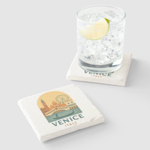 Dessous-de-verre En Pierre Sous-verre en pierre Vénétie vintage Italie – Gond