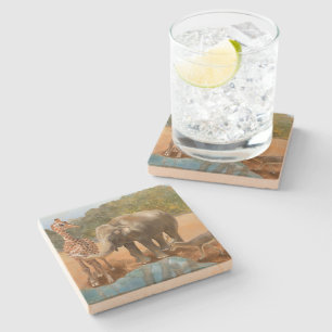 Dessous-de-verre En Pierre Sous-verres - Art par Debbie Davidsohn - Cadeaux