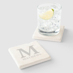 Dessous-de-verre En Pierre Sous-verres Monogramme