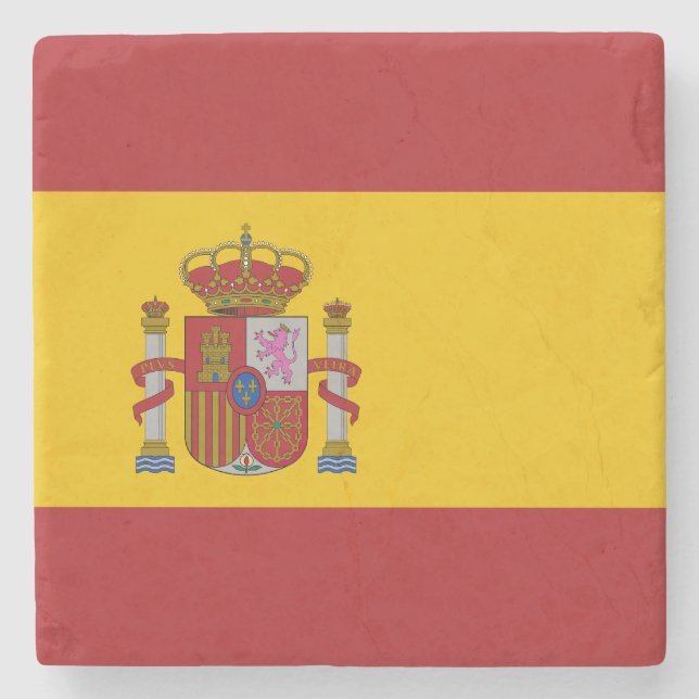Dessous-de-verre En Pierre Spain Flag (Devant)