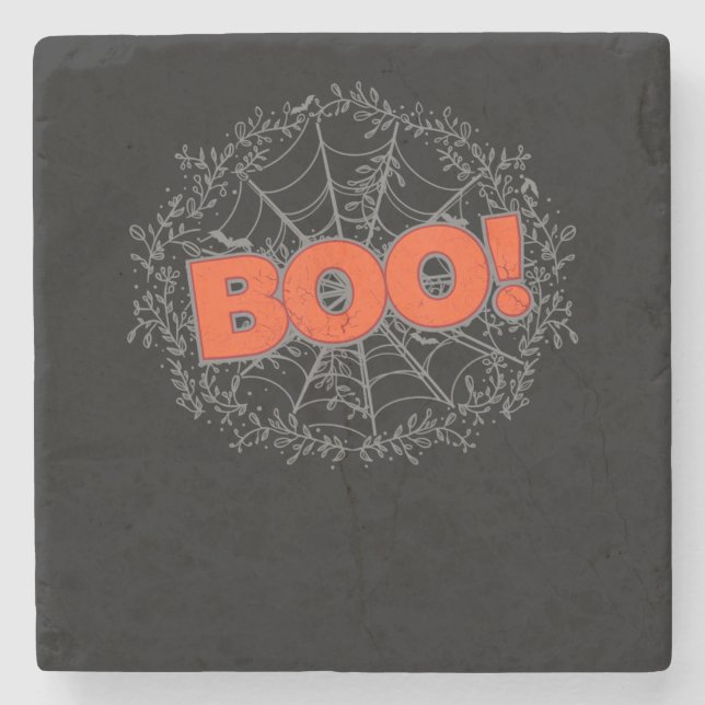 Dessous-de-verre En Pierre Spider Web Boo Venin Idea (Devant)