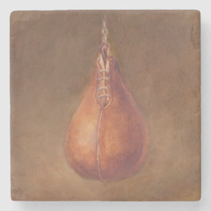 Dessous-de-verre En Pierre Sports rustiques   enfermant dans une boîte