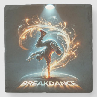 Dessous-de-verre En Pierre "Spotlight Groove" - ​ ​ dansant sous les projecte