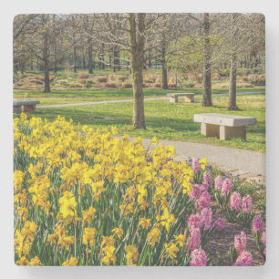 Dessous-de-verre En Pierre Spring Season Flower Garden