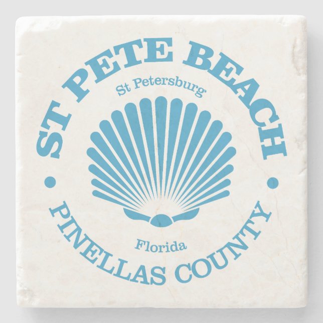 Dessous-de-verre En Pierre St Pete Beach (coquillage) (Devant)