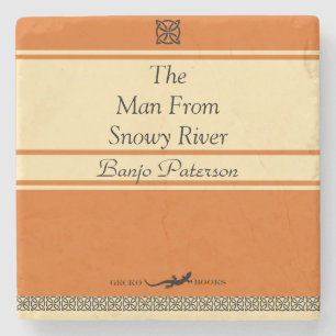 Dessous-de-verre En Pierre Style de Paterson de banjo rétro