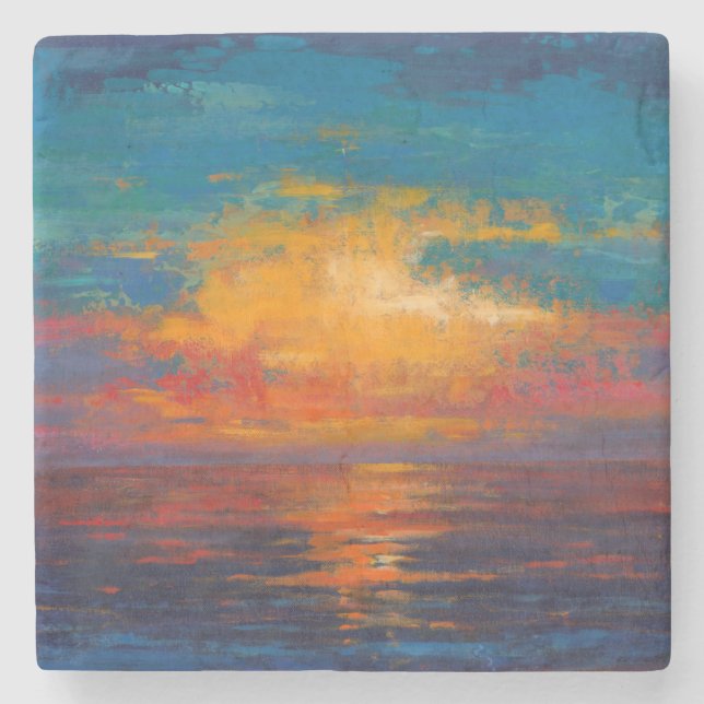 Dessous-de-verre En Pierre Sun Down II (Devant)