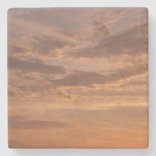 Dessous-de-verre En Pierre Sunset Clouds II Pastel Nature Abstraite