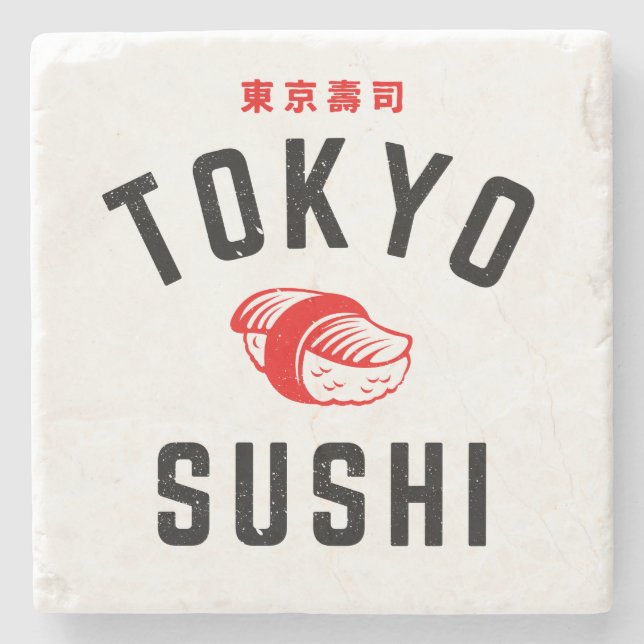 Dessous-de-verre En Pierre Sushi de Tokyo (Devant)