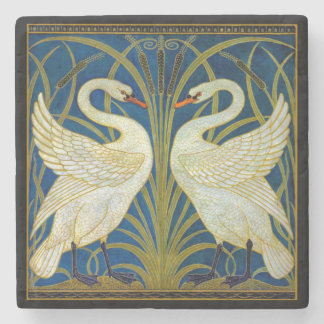 Dessous-de-verre En Pierre Swans Art Déco