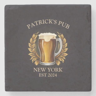 Dessous-de-verre En Pierre Symbole de pub personnalisé pour la barre d'accuei