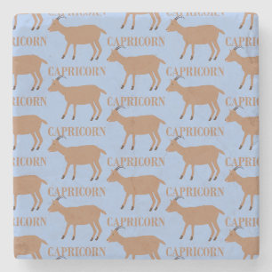 Dessous-de-verre En Pierre Symbole étoile Capricorne chèvre à motif