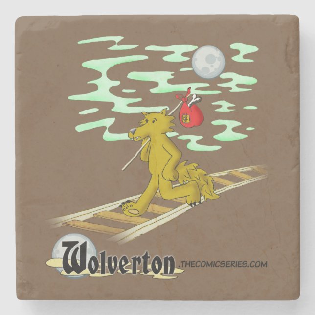 Dessous-de-verre En Pierre Talbot sur les voies (Devant)