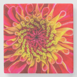 Dessous-de-verre En Pierre Tapis de verre à motif floral