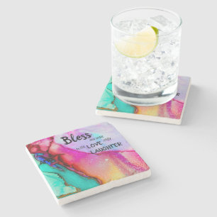 Dessous-de-verre En Pierre Tapisserie d'amour et de rire