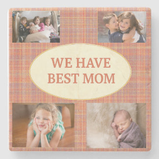 Dessous-de-verre En Pierre Tartan Oval Tribute