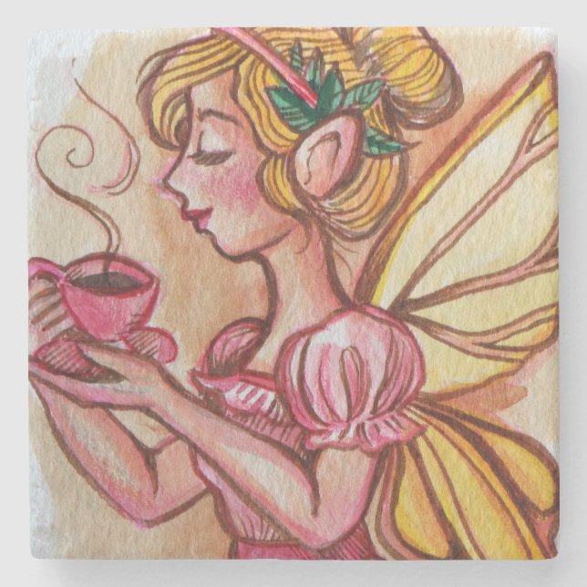 Dessous-de-verre En Pierre Tea Fairy (Devant)