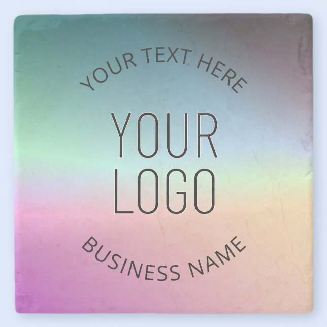 Dessous-de-verre En Pierre Télécharger le logo | Couleurs de dégradé changean (Créateur téléchargé)
