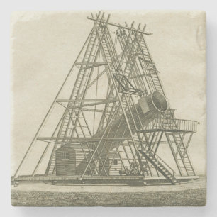 Dessous-de-verre En Pierre Télescope ÉQUIPEMENT SCIENTIFIQUE D'Antiquité 18E 