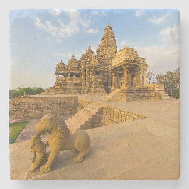 Dessous-de-verre En Pierre Temples hindous de Khajuraho (Devant)