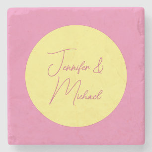 Dessous-de-verre En Pierre Tendance Minimaliste Moderne Plaine Simple Couleur