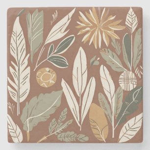 Dessous-de-verre En Pierre Terracotta Fleur sauvage Rustic Spring Home Décor