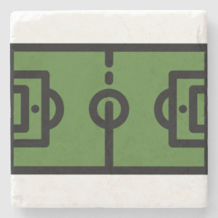 Dessous-de-verre En Pierre terrain de football