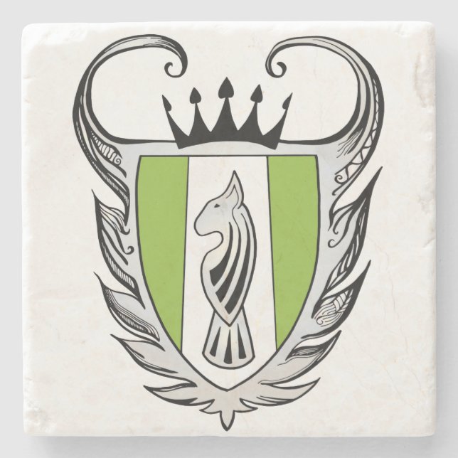 Dessous-de-verre En Pierre Terrier royal (Devant)