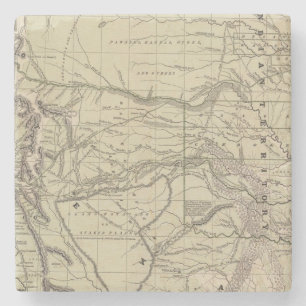 Dessous-de-verre En Pierre Territoire indien, le Texas du nord, Nouveau