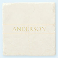 Texte personnalisable simple et élégant | Or blanc